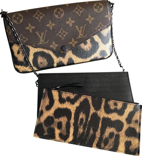 louis vuitton pochette felicie leopard|louis vuitton monogram pochette bag.